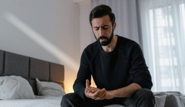 man and stress